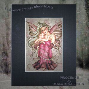 Jessica Galbreth 𝐈𝐍𝐍𝐎𝐂𝐄𝐍𝐂𝐄 Fairy Angel Enchanted Art Print 10x8 EAP3837